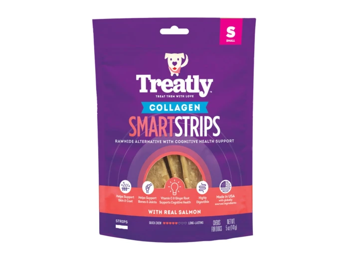 Treatly Collagen Smart Strips Dog Chews Salmon, 1ea/5oz.