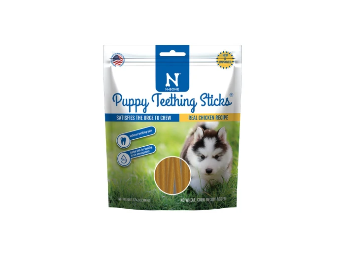 N-Bone Puppy Teething Sticks Chicken 1ea/3.74 oz, Regular