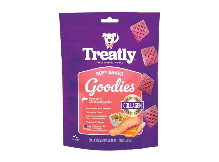 Treatly Soft Baked Goodies Dog Treats Salmon & Chickpeas, 1ea/5oz.