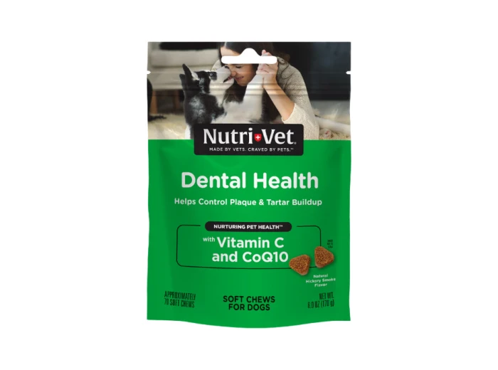 Nutri-Vet Dental Health Soft Chews for Dogs Hickory Smoke 70ct Hickory Smoke 1ea/70 ct