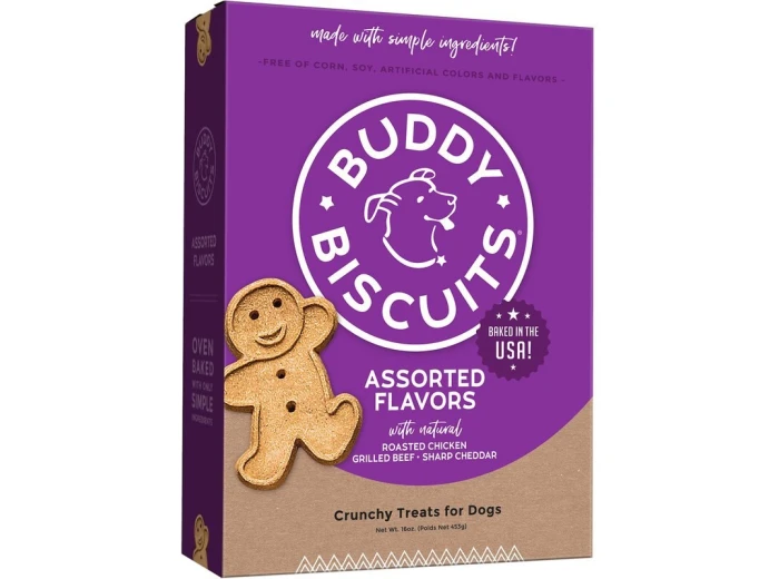 Buddy Biscuits Dog Crunchy Assorted 16oz.