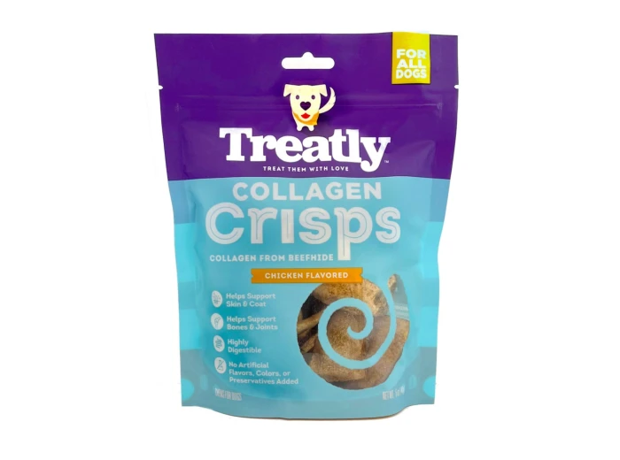 Treatly Collagen Crisps Dog Treats Chicken, 1ea/5oz.