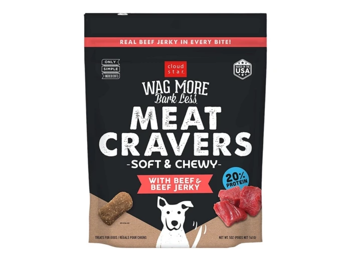 Cloudstar Wagmore Dog Soft & Chewy Extruded Beef 5oz.