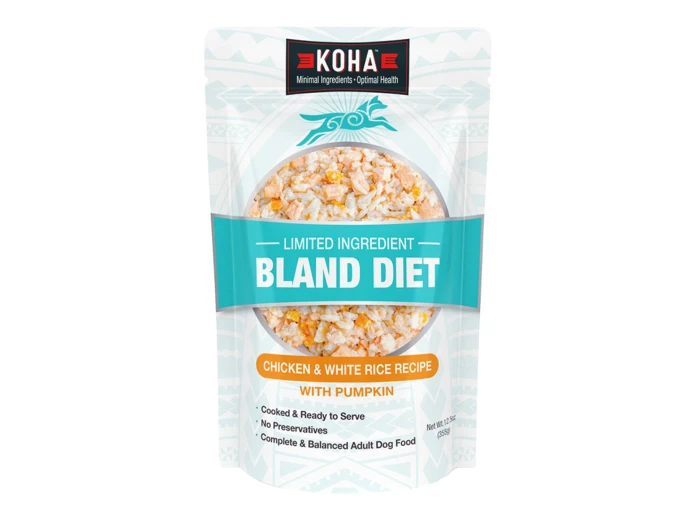 Koha Dog Bland Diet Chicken Rice 12.5oz. (Case of 6)