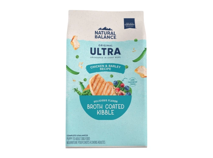 Natural Balance Pet Foods Ultra Broth Coated Dry Dog Food Chicken & Barley, 1ea/24 lb