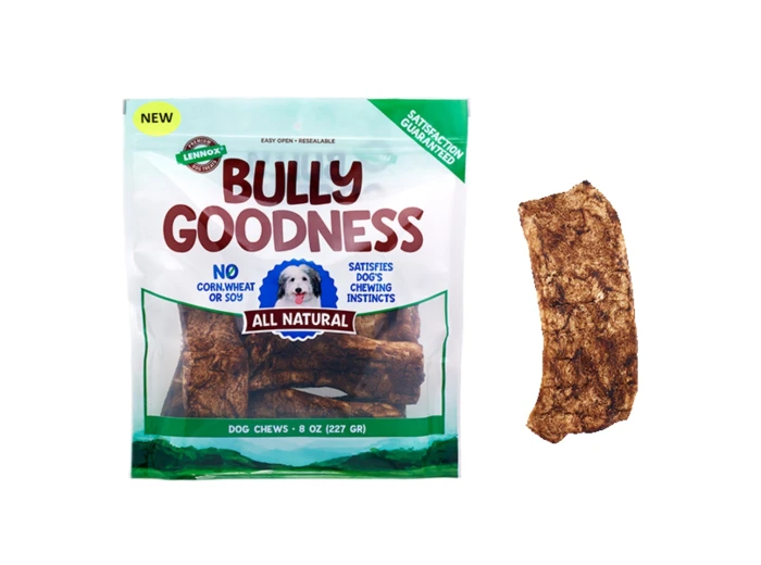 Lennox Bully Goodness Beef Skin 8oz.