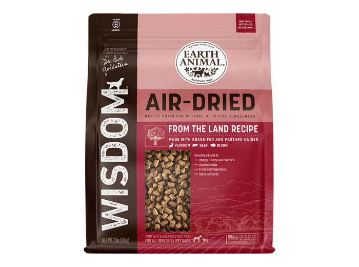 Earth Animal Dog Wisdom Air-Dried From the Land 2Lb