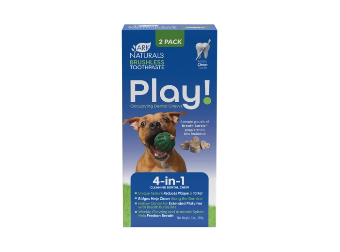 Ark Naturals Dog Brushless Play! 2 Pack
