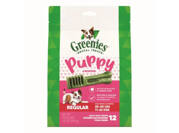 Greenies Puppy 6+ Months Dog Dental Treats Regular, 1ea/12oz.