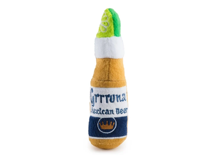 Grrrona Beer Bottle Toy Squeaker Dog Toy Large
