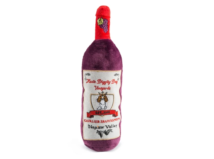 Cavalier Sauvignon Toy Squeaker Dog Toy