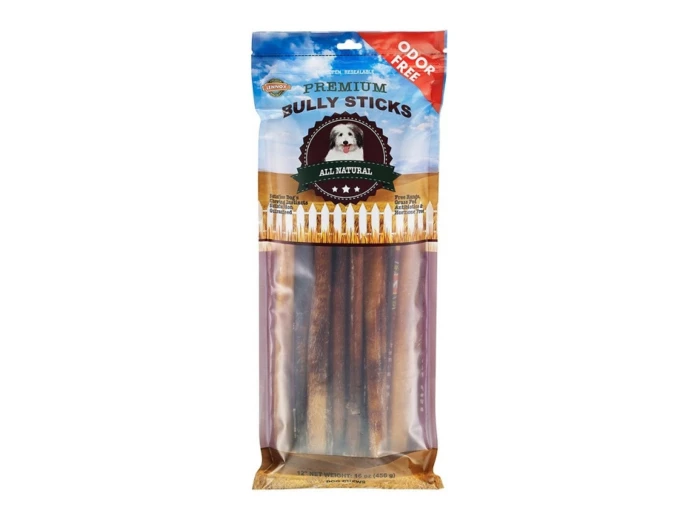 Lennox 12" Bully Sticks 1Lb Natural