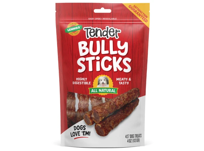 Lennox Tender Dog 4" 4oz. Bully Sticks