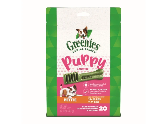 Greenies Puppy 6+ Months Dog Dental Treats Teenie, 1ea/6oz.