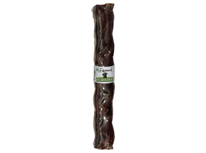 Lennox Lifebound Dog 6" Collagen Braided Stick Display Box (Case of 50)