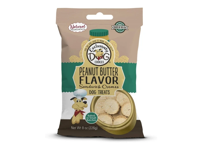 Exclusively Pet Sandwich Cremes Peanut Butter 8oz.