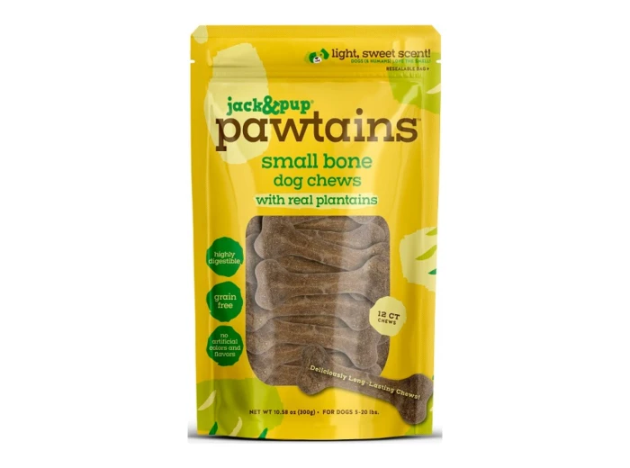 Jack & Pup Dog 10.58oz. Pawtains Bone Small 12 Count