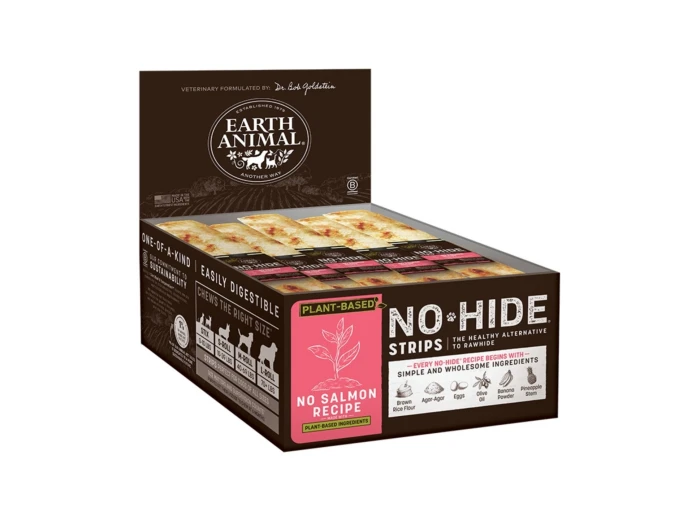 Earth Animal Dog No Hide Strips No Salmon 60 Count