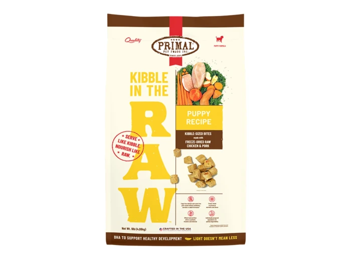 Primal Dog Freeze-Dried Kibble In The Raw Puppy 9Lb