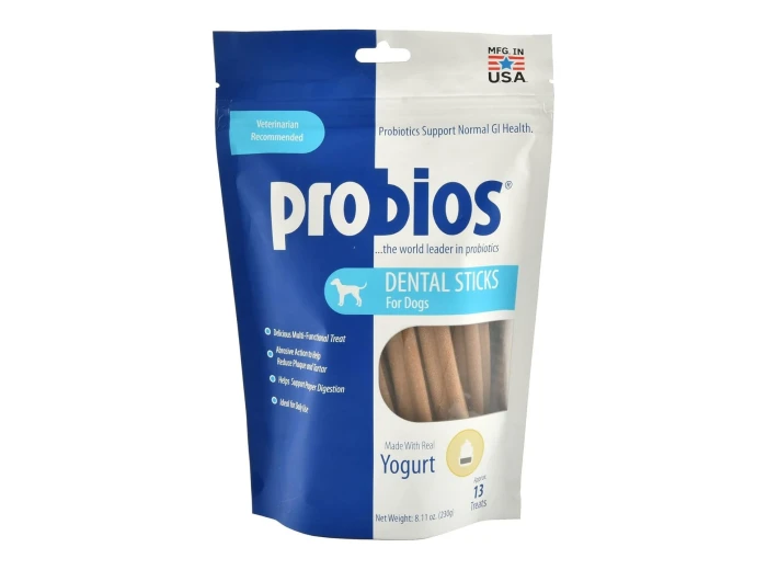 Probios Dental Sticks for Dogs Yogurt 8.11oz.-13 Pk