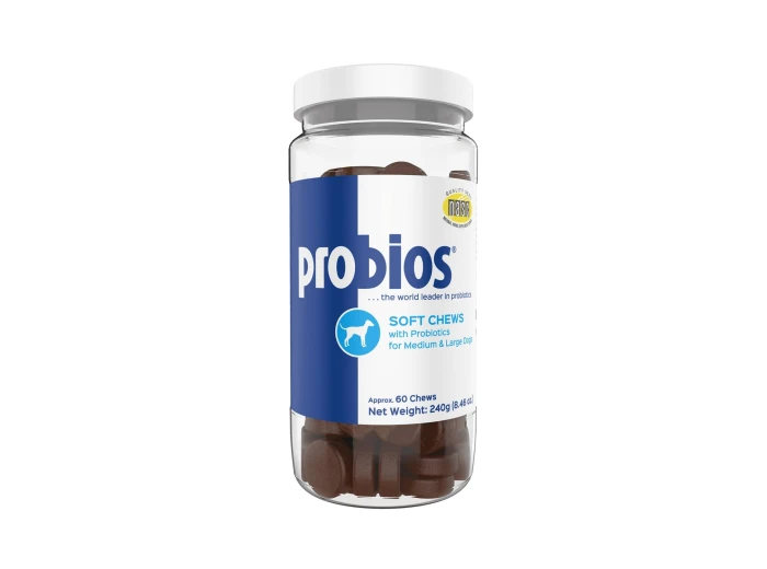 Probios Soft Chews with Prebiotics for Medium and Large Dogs 240gm