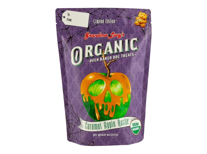 Grandma Lucy's Dog Organic Treat Caramel Apple 8oz.