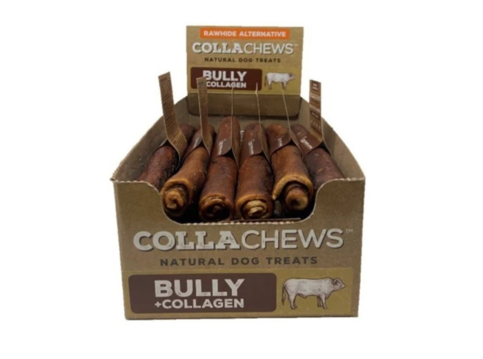 Collachews Collagen Roll PDQ Display Bully 9in. 20 Count