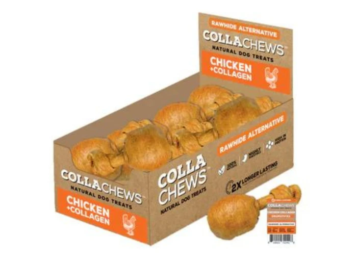 Collachews Collagen Drumstick PDQ Display Chicken 24 Count