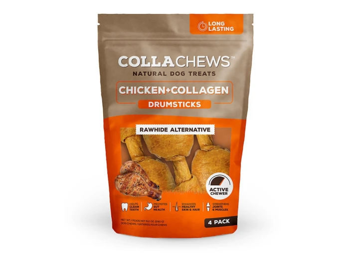 Collachews Collagen Drumstick Chicken 4Pk