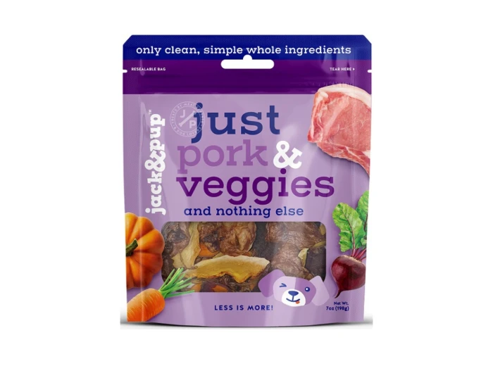 Jack & Pup Dog 7oz. Just Pork Veggies