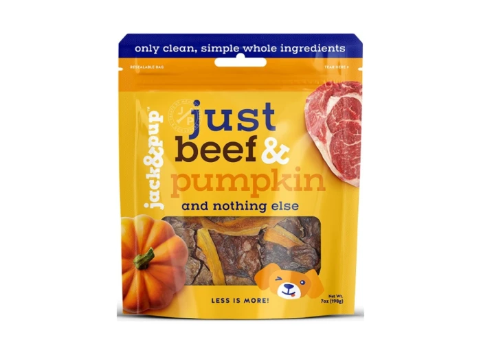 Jack & Pup Dog 7oz. Just Beef Pumpkin