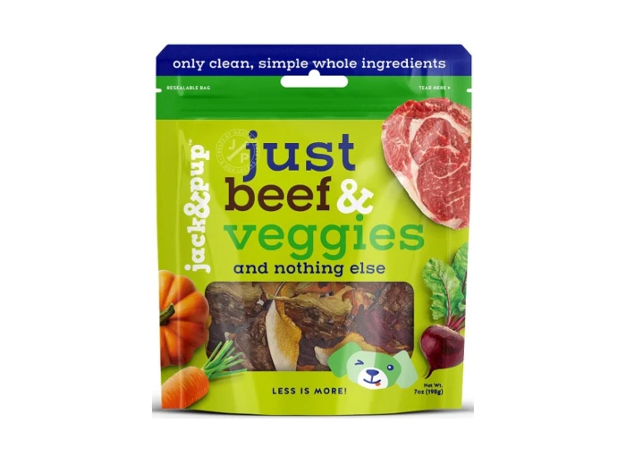 Jack & Pup Dog 7oz. Just Beef Veggies