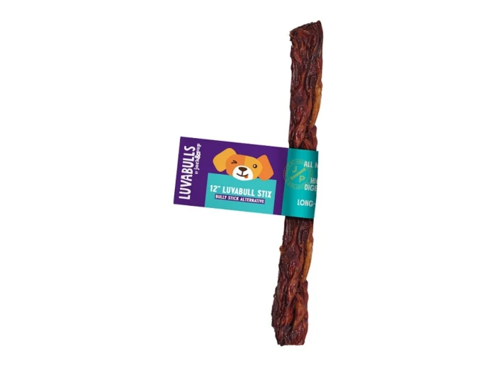 Jack & Pup Dog 12" Luv-A-Bulls Sticks 30 Count Display Box