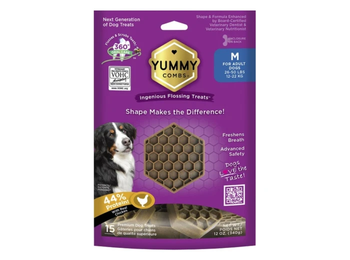 Yummy Combs D 12Oz/8 Dental Medium