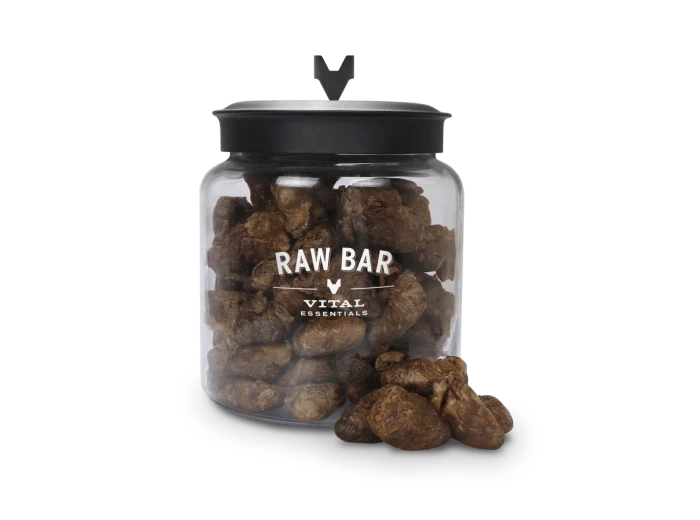 Vital Essentials Dog Cat Freeze Dried Duck Hearts 150 Count