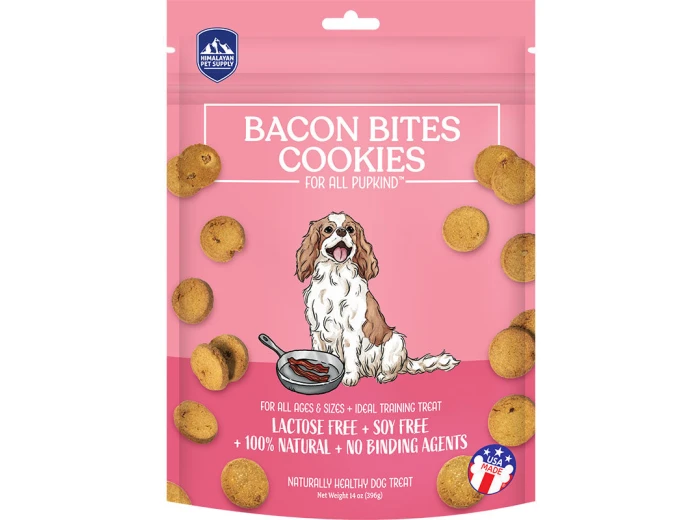 Himalayan Dog Cookies Bacon Bits 14oz.