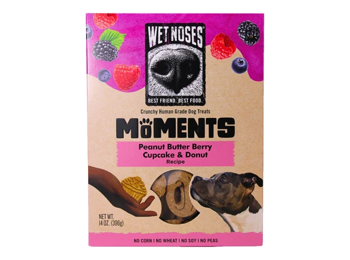 Wet Noses Dog Moments Peanut Butter Berry 14oz.