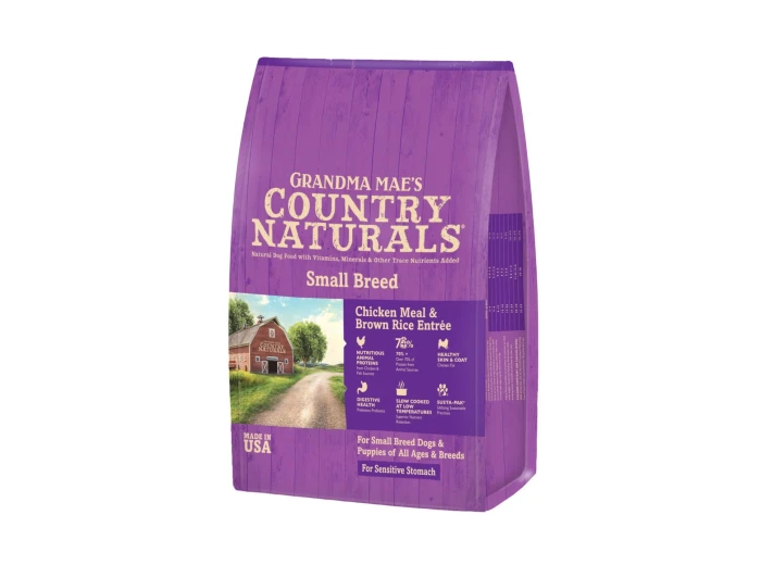 Grandma Mae's Country Naturals Small Breed Sensitive Stomach Dry Dog Food Chicken & Rice, 1ea/4 lb