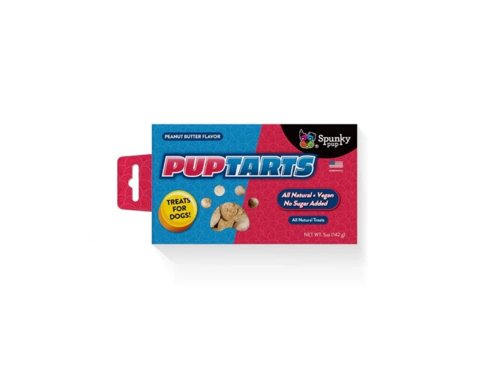 Spunkypup Puptarts Crunchy Biscuits For Dogs Peanut Butter 5oz.