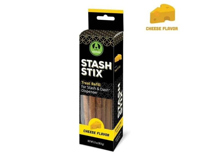 Stashios Dog Stash Stix Refill Cheese 20 Pack