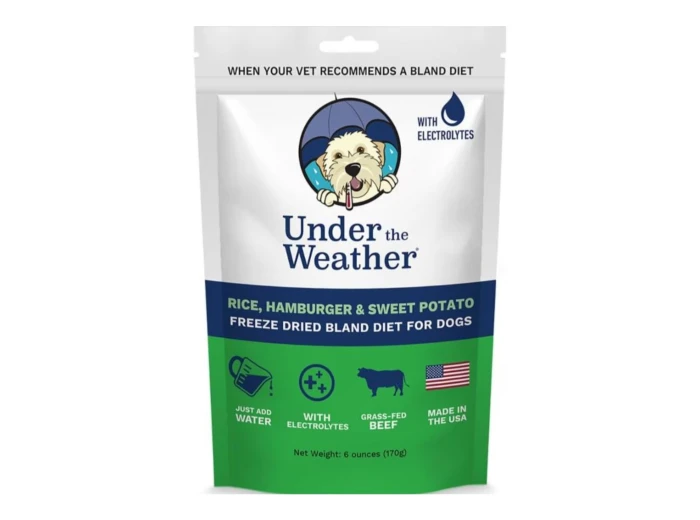 Under The Weather Bland Diet For Dogs Hamburger/Rice/Sweet Potato 6oz.