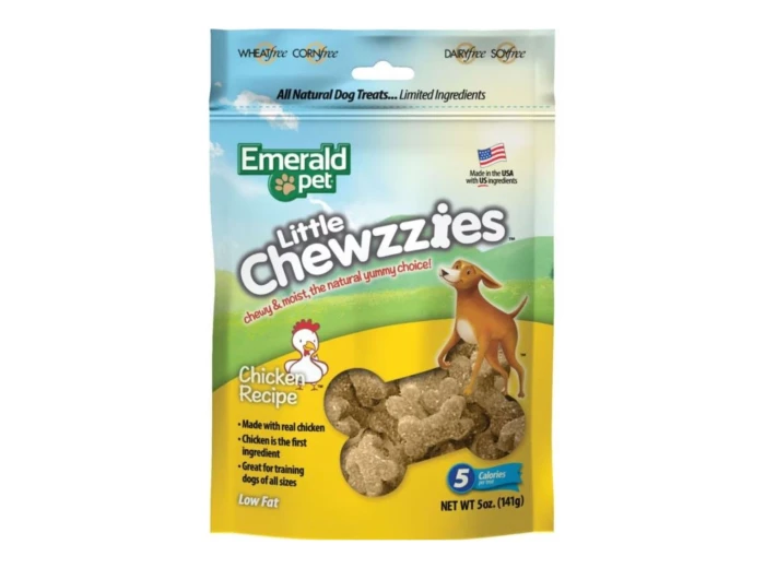 Emerald Pet Little Chewzzies Dog Treats Chicken 5oz.