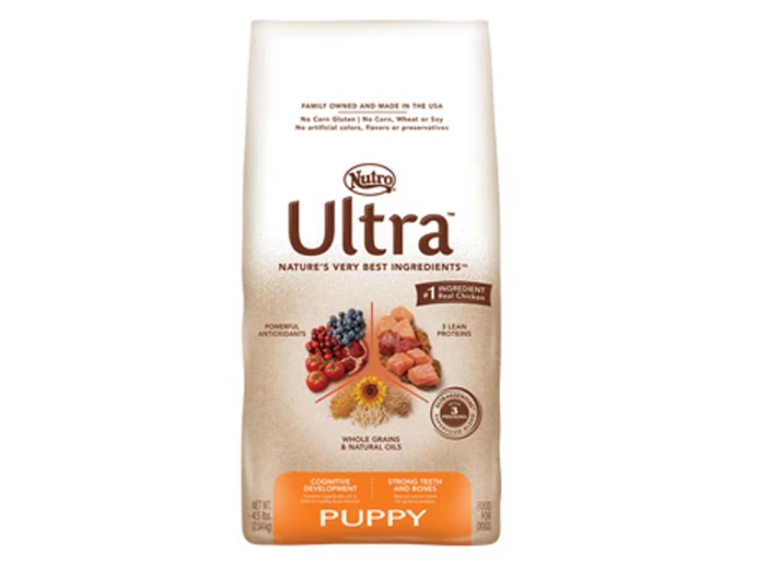 Nutro Products Ultra High Protein Puppy Dry Dog Food Trio of Proteins from Chicken, Lamb, and Salmon 1ea/15 lb