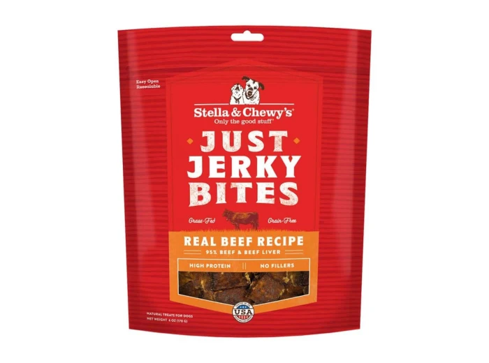 Stella And Chewys Dog Just Jerky Grain Free Beef 6oz.