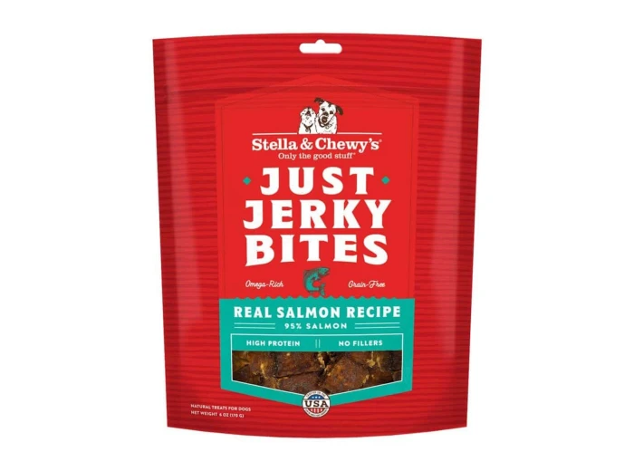 Stella And Chewys Dog Just Jerky Grain Free Salmon 6oz.