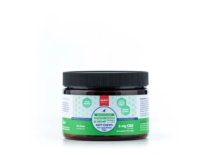 Primal Dog Broad Cbd Duck 6Mg 10 Pack
