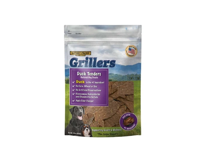 Savory Prime Girllers Jerky Tenders Dog Treats Duck 1ea/16 oz