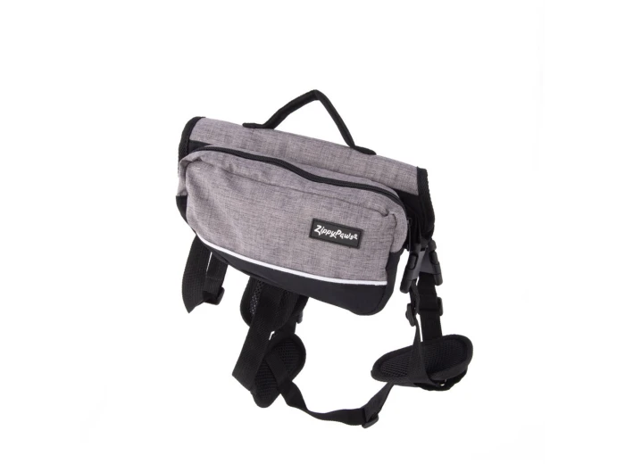 ZippyPaws Backpack For Dog Graphite 1ea/SM