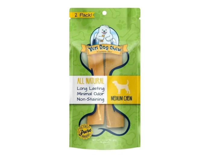 Yeti Dog 2Pk Medium Chews 5oz./40 Yak Milk / Cow Milk