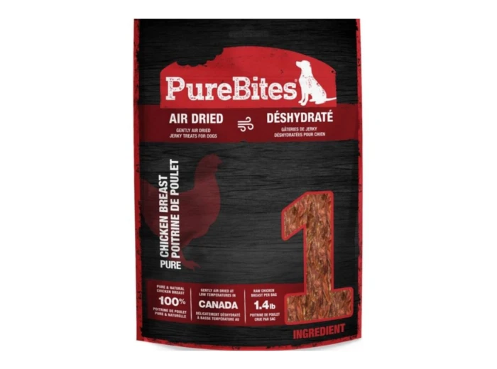 Purebites Natural Jerky Dog Treats Chicken Breast 5.5oz.